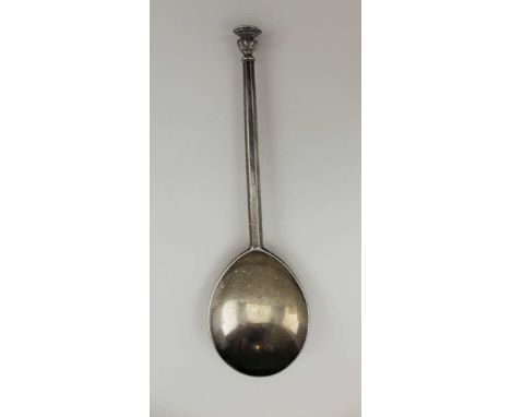 THOMAS BRADBURY &amp; SON LTD, A CHARLES I DESIGN SEAL TOP SILVER SPOON, Sheffield 1919, weight; 54g 