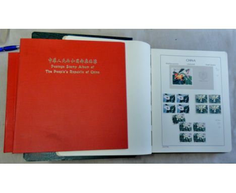 China-A valuable collection, mostly mint in the volumes(incls 2 Minus Albums, many sets, m/s sheets, China Post sheets, a ver