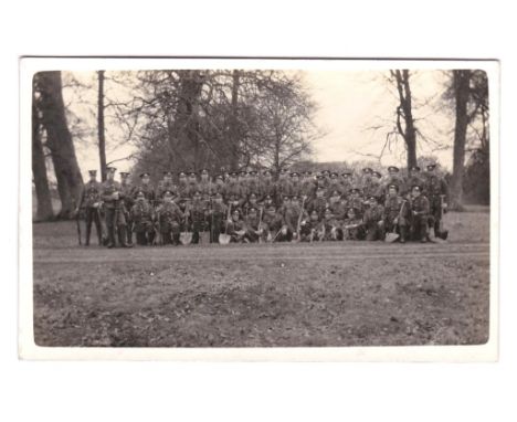Gloucestershire Regiment WWI RP full Company with weapons and entrenching tools
