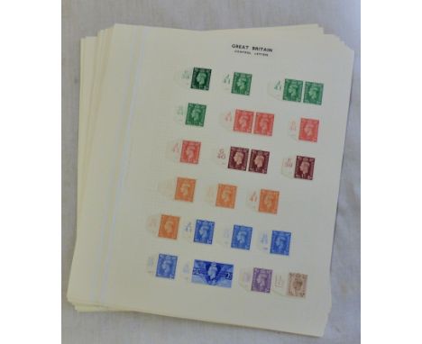 Great Britain KGVI Collection with a range of mint wilding u/m blocks, cylinder number singles. EDVIII etc.