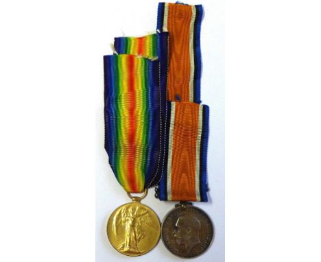 WWI Pair to 50413 Pte. R. Ridgewell, Middlesex Regiment. GEF 