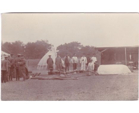 Royal Army Medical Corps WWI Fine RP Catering or Heating System with a large covered oven? Interesting card