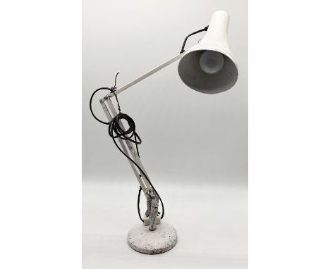 A vintage Anglepoise lamp with embossed mark to base 