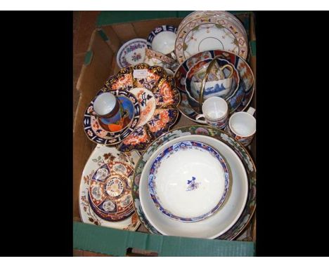 Various collectable ceramic ware, including Imari bowl and other 