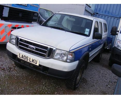 TO BE SOLD ON BEHALF OF THE ISLE OF WIGHT COUNCIL - A Ford Ranger 4x4 Turbo Diesel light goods vehicle - registration LA05 LK