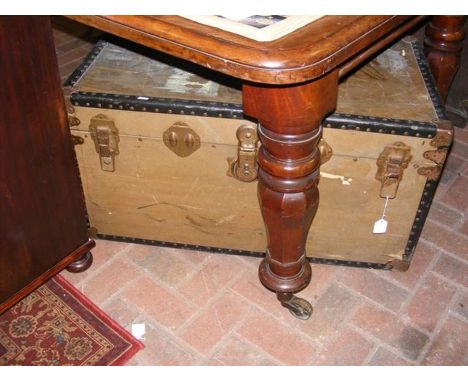 A vintage travelling trunk