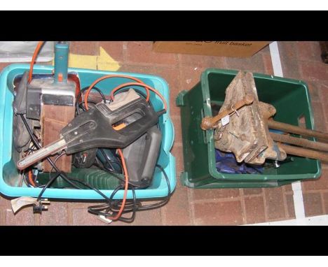 Selection of vices, electric power tools 