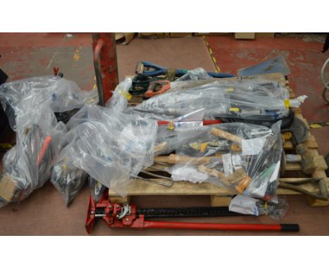 POLICE > Large quantity of assorted hand tools, excellent job lot. [NO RESERVE] [VAT ON HAMMER PRICE]