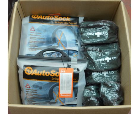 POLICE > Quantity of AutoSocks and First Aid kits. [NO RESERVE] [VAT ON HAMMER PRICE]