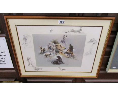 L/E signed print - Hunting theme