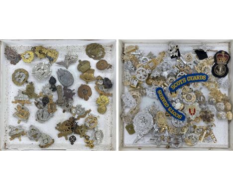 Collection of reproduction military cap badges, various regiments/corps etc.  **most identified by the vendor from Kipling &a