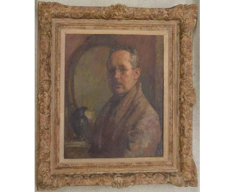 Arthur Ralph Middleton Todd RA, RE, (1891-1966) - portrait of a gentleman, possibly a self portrait of the artist half length