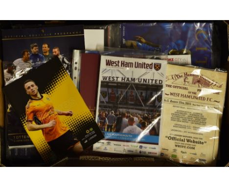 2015/2016 Leicester City Premier League Champions Season Football Programme Selection to include homes (22), plus aways (21),