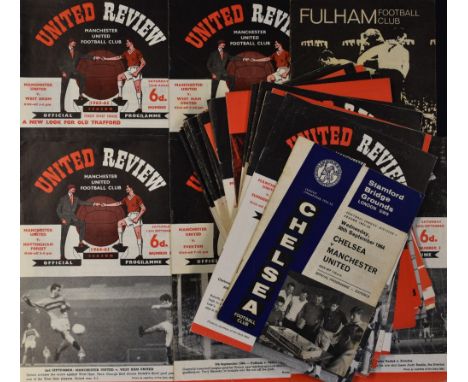 1964/65 Manchester United Championship season, complete season of home Football Programmes (league, cup, fairs cup matches al