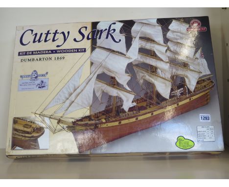 A Constructo wooden model kit of the Cutty Sark - scale 1-115 