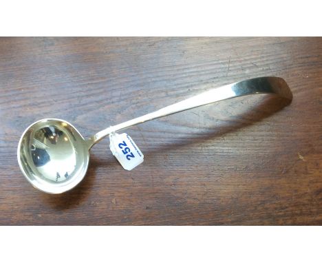 Continental silver? Ladle with rubbed mark