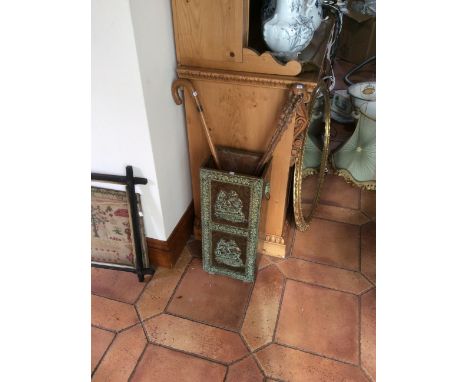 A stick stand and two sticks