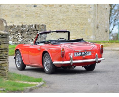 Produced between 1961 and 1967, the TR4 combined a new, modern and aggressive body design by famed Italian stylist, Giovanni 