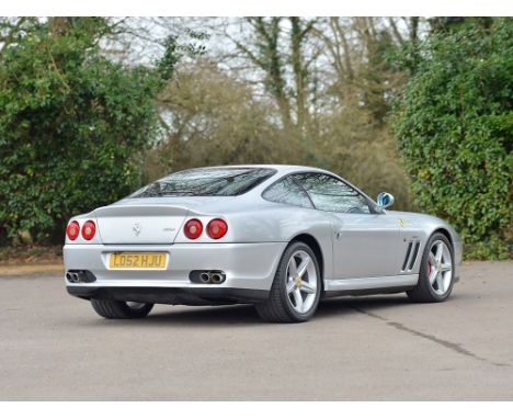 The Ferrari 575M Maranello is a two-seat, two-door, grand tourer which was launched in 2002, it is essentially an updated 550