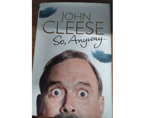 Signed first edition John Cleese book: "So, Anyway..." 