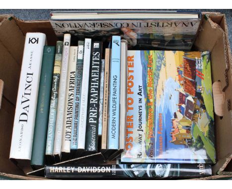 Art Reference Books, including a signed David Shepherd, ''An Artist in Conversation'', Da Vinci, Essential Pre-Raphaelites, p