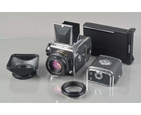 A Kiev 88 Camera, shutter occasionally not firing/shutter button locked, until shutter speed moved up, body G, light wear, wi