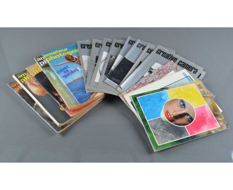 Photographic Magazines, including approx 100 editions of 1970's Creative Camera, approx 40 editions of 60/70's Camera and app