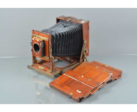 SALEROOM ANNOUNCEMENT - camera has a triple extension, not double as previously described. Estimate has changed to £100 - £15