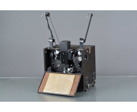 A GB Equipment's L 516 16mm Sound Cine Projector with Taylor Hobson ¾ inch lens, elements P, untested, G