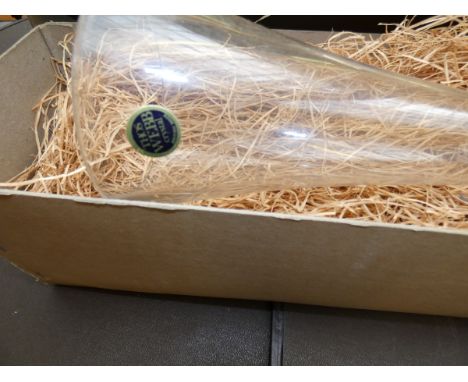 Vintage Thomas Webb Crystal Yard of Ale with Original Box &amp; Straw (See Photos)