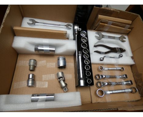Collection of good quality Tools including: Approx 1980s (Model No.502) Stahlwille Socket Set, Chrome Alloy Germany Original 