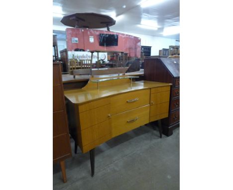 A light oak dressing table 