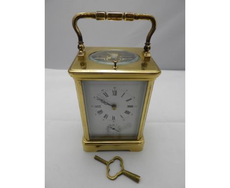 Brass Repeater Carriage Clock - Seen Running 