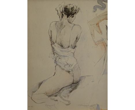 Jurgen Gorg (b.1951). Ruokemakt, artist signed limited edition coloured print, 75/190, 47cm x 35cm and another Ausgleich (2).
