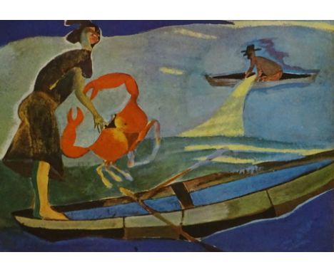 After Francisco Toledo (b.1940). Bichu La Jaiba, coloured print, 14cm x 19cm and Manuel Rodriguez Lozano, El Tropico, coloure