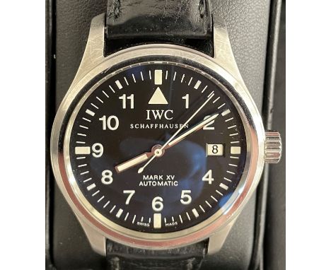 IWC Pilot Mark XV - 3253, automatic 37524 21 jewel movement, 42H power reserve&nbsp; in steel case with sapphire glass, 38mm 
