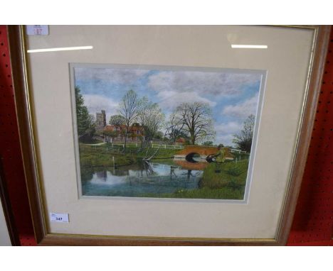 R F LUGG (20TH CENTURY), "River Avon, Hants",watercolour, signed and dated 1981 lower right, 25 x 32cm