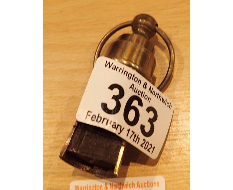 Brass vintage type whistle marked Titanic, 7 cm. P&amp;P Group 1 (£14+VAT for the first lot and £1+VAT for subsequent lots) 