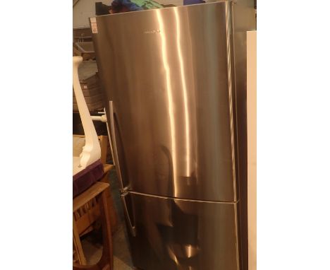 Fisher and Paykel active smart technology large stainless steel fridge freezer. Not available for in-house P&P, contact Paul 