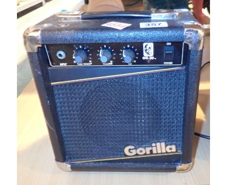 Gorilla 30w portable amplifier, no 015503. Not available for in-house P&P, contact Paul O'Hea at Mailboxes on 01925 659133Con