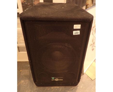 Gear4Music PA speaker. Not available for in-house P&amp;P, contact Paul O'Hea at Mailboxes on 01925 659133 