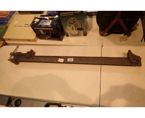 Vintage sash clamp, L: 85 cm. Not available for in-house P&amp;P, contact Paul O'Hea at Mailboxes on 01925 659133 
