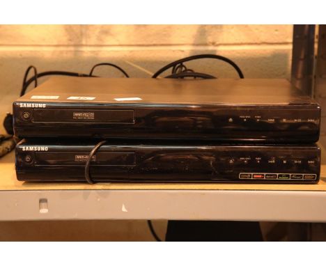 Two Samsung full multi recording players. Not available for in-house P&P, contact Paul O'Hea at Mailboxes on 01925 659133Cond