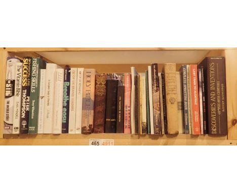 Shelf of mixed books. Not available for in-house P&amp;P, contact Paul O'Hea at Mailboxes on 01925 659133 