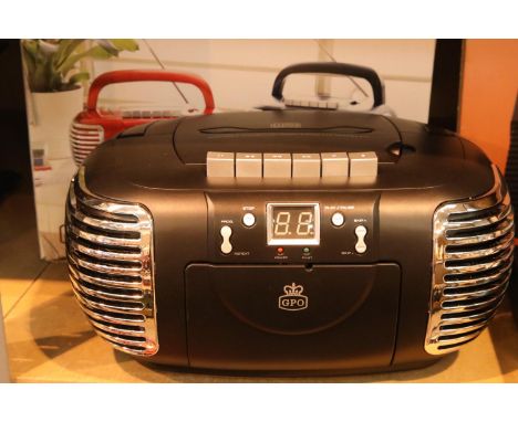 GPO PCD299 3-in-1 FM/AM Radio, CD and Cassette player; working at time of lotting. P&amp;P Group 2 (£18+VAT for the first lot