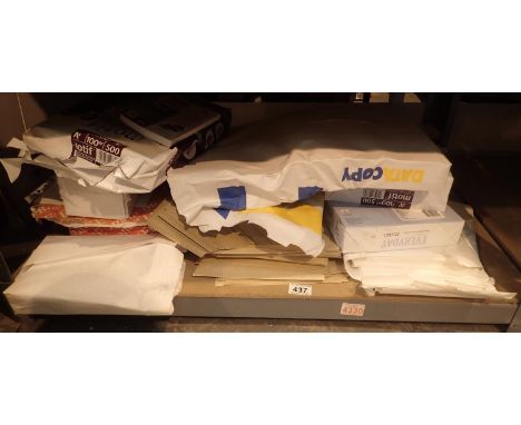 Shelf of stationary. Not available for in-house P&amp;P, contact Paul O'Hea at Mailboxes on 01925 659133 