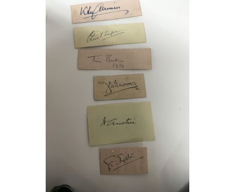 Guaranteed to be authentic signatures Clive Duffee one of the most popular men ever to to Race at Brooklands a member of the 