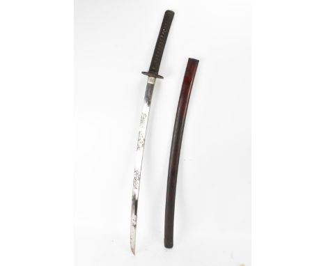 A Japanese Edo period, Inshu ju Kanetsugu saku sword, late 17th/early 18th century, made by Kanetsugu of Inaba province, fuch