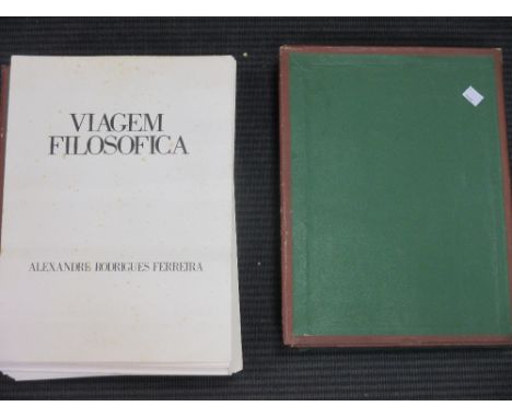 Ferreira (A. R.), Viagem Filosofica pelas capitanias do Grao Para, Rio Negro, Mato Grosso e Cuiaba 1783-1792, facsimile editi