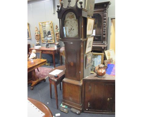 A Longcase clock by William Smith, Crowland, with an 8-day movement, 225cm in height.  